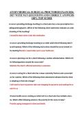ATI RN MEDICAL-SURGICAL PROCTORED EXAM 2026-2027 WITH NGN QUESTIONS AND CORRECT ANSWERS 100- TOP SCORE&period;&NewLine;&NewLine;