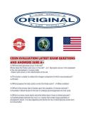 CISSN EVALUATION LATEST EXAM QUESTIONS AND ANSWERS SURE A&period;pdf