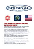 CISSN EXAM REVIEW UPDATED QUESTIONS AND ANSWERS SURE A&period;pdf