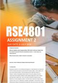 RSE4801 Assignment 2 Semester 1 2026 - Due 6 July 2026
