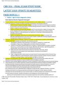 CMN 554 Final Study Guide &vert; Comprehensive Exam Review &vert; Questions & Answers &vert; Psychiatric Mental Health Nursing &vert; Latest Update 2026
