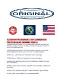 ISA CERTIFIED ARBORIST STUDY EXAMS GUIDE QUESTIONS AND ANSWERS SURE A&period;pdf