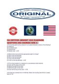 ISA CERTIFIED ARBORIST 2026 EXAMINERS QUESTIONS AND ANSWERS SURE A&period;pdf