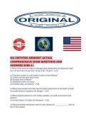 ISA CERTIFIED ARBORIST ACTUAL COMPREHENSIVE EXAM QUESTIONS AND ANSWERS SURE A&period;pdf&NewLine;&NewLine;