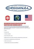QUICKBOOKS ONLINE UPDATED EXAM TEST QUESTIONS AND ANSWERS SURE A&period;pdf