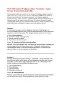 WGU D436 Inclusive Workplace Culture Presentation Equity Diversity Inclusion Strategies