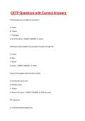 CETP Questions with Correct Answers