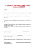 CETP Practice Test Questions with Correct Answers 2026-2027