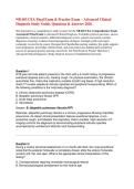 NR 603 CEA Final Exam Advanced Clinical Diagnosis Study Guide Questions Answers