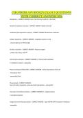 CHAMBERLAIN BIOS251 EXAM 2 QUESTIONS WITH CORRECT ANSWERS 2026