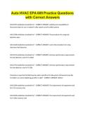 EPA 609 Exam