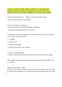 CHILD WELFARE PRE-SERVICE TRAINING QUESTIONS WITH CORRECT ANSWERS 2026