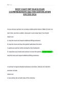 WEST COAST EMT BLOCK EXAM&NewLine;1&vert;COMPREHENSIVE Q&A FOR CERTIFICATION&NewLine;SUCCESS 2026