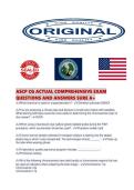 ASCP CG ACTUAL COMPREHENSIVE EXAM QUESTIONS AND ANSWERS SURE A&period;pdf