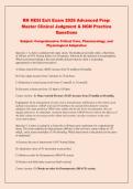 RN HESI Exit Exam 2026 Advanced Prep&colon; &NewLine;Master Clinical Judgment & NGN Practice Questions &NewLine;