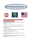 CVRP LATEST EXAM 2026 SET QUESTIONS AND ANSWERS SURE A&period;pdf