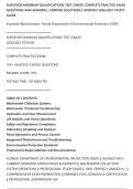 SURVEYOR MINIMUM QUALIFICATIONS TEST &lpar;SMQT&rpar; COMPLETE PRACTICE EXAM&NewLine;QUESTIONS AND ANSWERS &vert; VERIFIED SOLUTIONS &vert; UPDATED 2026&sol;2027 STUDY&NewLine;GUIDE