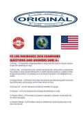 FX LIFE INSURANCE 2026 EXAMINERS QUESTIONS AND ANSWERS SURE A&period;pdf