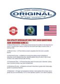 ISA UTILITY SPECIALIST EOC TEST 2026 QUESTIONS AND ANSWERS SURE