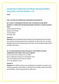 Introduction to Maternity and Pediatric Nursing 9th Edition &NewLine;Gloria Leifer Test Bank Chapters 1&ndash;34
