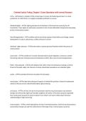 Criminal Justice Today&comma; Chapter 1 Exam Questions with correct Answers&NewLine;
