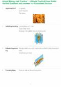 Animal Biology Lab Practical 1 - Ultimate Practical Exam Guide - Verified Questions and Answers - A&plus; Guaranteed Success