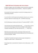 BADM 7050 Exam 6 &num;1 Questions with Correct Answers