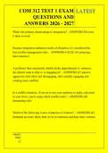 COM 312 TEST 1 EXAM &NewLine;QUESTIONS AND &NewLine;ANSWERS 2026 - 2027