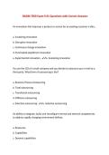 BADM 7050 Exam 9 &num;1 Questions with Correct Answers