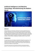 Study Guide AI and Machine Technology &vert; 2025&sol;2026