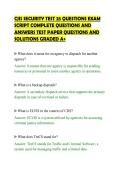 CJIS SECURITY TEST 25 QUESTIONS EXAM&NewLine;SCRIPT COMPLETE QUESTIONS AND&NewLine;ANSWERS TEST PAPER QUESTIONS AND&NewLine;SOLUTIONS GRADED A&plus;