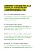 CJIS SECURITY TEST 25 QUESTIONS EXAM&NewLine;STUDY GUIDE VERIFIED ANSWERS&NewLine;ACCURATE PRACTICE SOLUTION