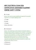 ABYC ELECTRICAL EXAM 2026 &NewLine;CERTIFICATION ASSESSMENT BLUEPRINT &NewLine;VERIFIED SAFETY SYSTEM