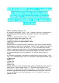 NUR 104&sol; NUR104 Exam 2 &ndash; Foundations of Nursing Review ACTUAL EXAM 2026&sol;2027 &vert; Foundations of Nursing Review &vert; Verified Q&A &vert; Pass Guaranteed - A&plus; Graded