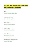CLC 059 TEST PAPER FULL QUESTIONS&NewLine;AND COMPLETE ANSWERS&NewLine;
