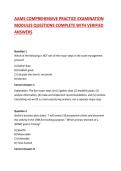 AAMS COMPREHENSIVE PRACTICE EXAMINATION MODULES QUESTIONS COMPLETE WITH VERIFIED ANSWERS