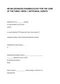 NR 566 ADVANCED PHARMACOLOGY FOR THE CARE OF THE FAMILY&colon; WEEK 1 ANTIFUNGAL AGENTS