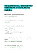 CNIT 315 PROFESSIONAL IT SECURITY PREP&NewLine;QUESTIONS AND ACCURATE ANSWERS&NewLine;GRADED A&plus;