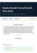 ShadowHealth Mental Health Tina Jones 130&plus; &lpar;2026 Update&rpar; Official Pack   Verified with Rationales