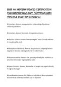 ENSF 461 MIDTERM UPDATED CERTIFICATION&NewLine;EVALUATION EXAMS 2026 QUESTIONS WITH&NewLine;PRACTICE SOLUTION GRADED A&plus;
