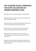 ENSF 461 MIDTERM UPDATED COMPREHENSIVE&NewLine;EXAM SCRIPT 2026 QUESTIONS AND&NewLine;ANSWERS GUARANTEED TO PASS