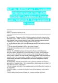 NUR 104&sol; NUR104 Exam 3 &ndash; Foundations of Nursing Guide ACTUAL EXAM 2026&sol;2027 &vert; Foundations of Nursing Guide &vert; Verified Q&A &vert; Pass Guaranteed - A&plus; Graded