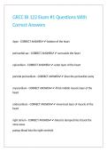 GRCC BI 122 Exam -1 Questions With Correct Answers