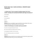NR 222&colon; Week 5 Quiz &vert; Health and Wellness &vert; 2026&sol;2027 Update&NewLine;&vert;Chamberlain