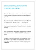 D076 OA EXAM QUESTIONS WITH COMPLETE SOLUTIONS