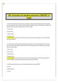 ASE A4 Practice Test Questions and Answers 2026&sol;2027 &vert; A&plus; Grade Automotive Suspension and Steering Study Guide