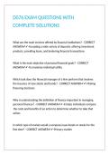 D076 EXAM QUESTIONS WITH COMPLETE SOLUTIONS