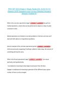 PSY 357 GCU Exam 2 Study Guide &lpar;Ch&period; 6&comma;8&comma;9&comma;10&comma;11&rpar; &NewLine;Newest 2026 Questions and Correct Detailed Answers &NewLine;Already Graded A&plus; 
