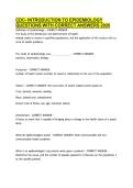 CDC- INTRODUCTION TO EPIDEMIOLOGY &NewLine;QUESTIONS WITH CORRECT ANSWERS 2026