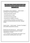 SOC 200 Final Exam 2026-2027 &ndash; Graded A&plus; Questions & Answers&NewLine;&NewLine;
